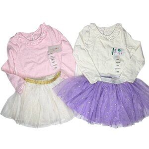 Bodysuit and Tutu Skirt Outfits Bundle Size 18 Month